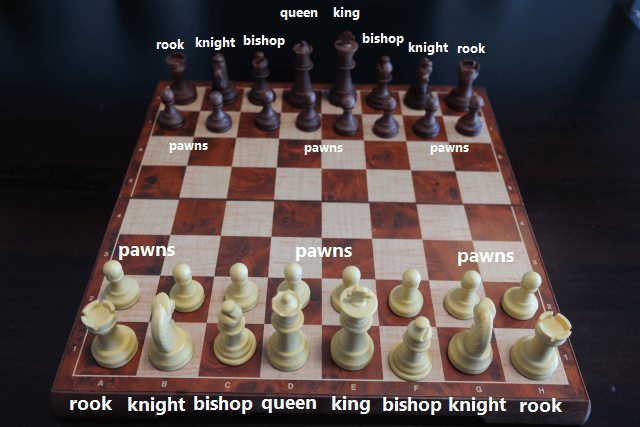pieces of chess names