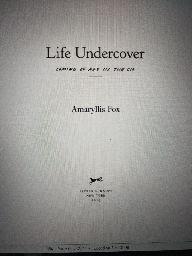 Amaryllis Fox - Life Undercover second page
