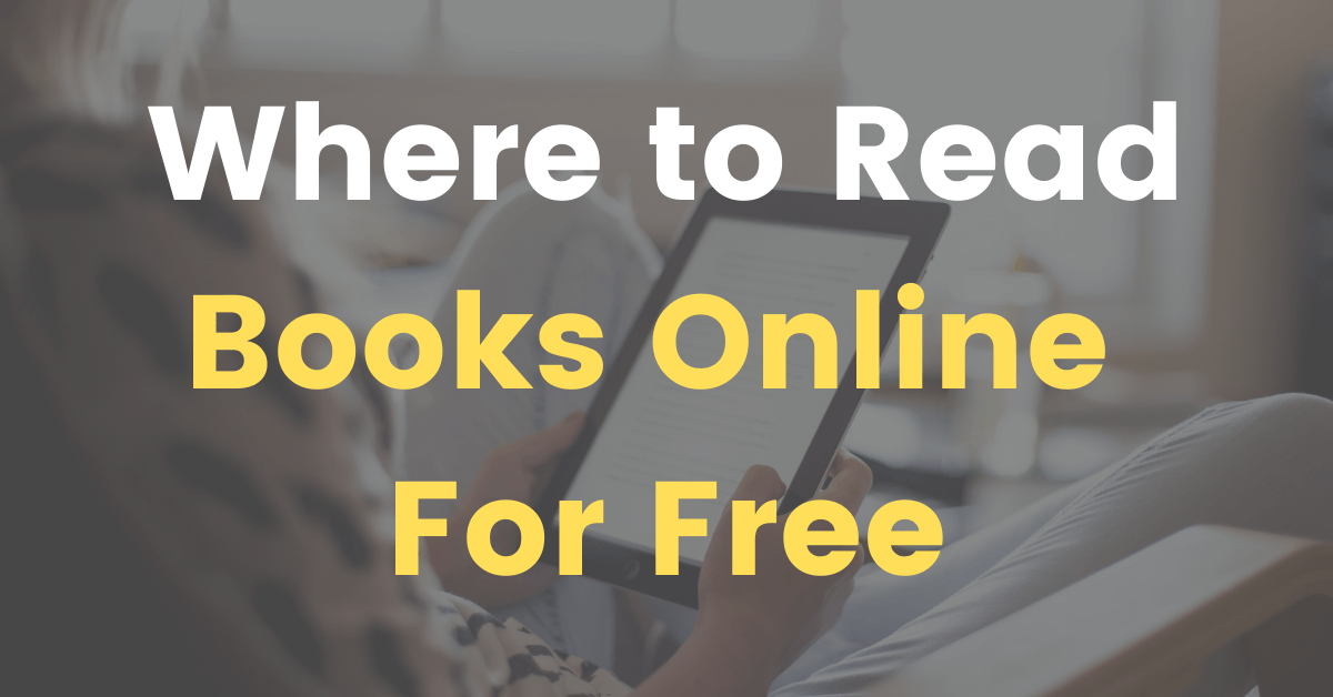 Where to Read Books Online for Free