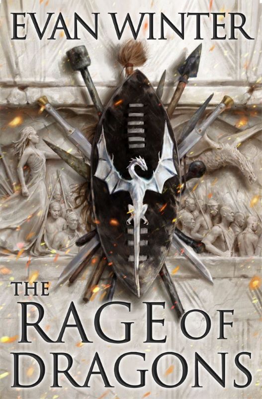 Cover of The Rage of Dragons an action-packed fantasy where a young warrior aims to rise in a world ruled by elite dragons and their human servants