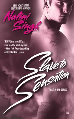 Slave to Sensation by Nalini Singh – A paranormal romance book where a psychic and a wolf shifter navigate undeniable attraction in a world of shapeshifters and telepaths.