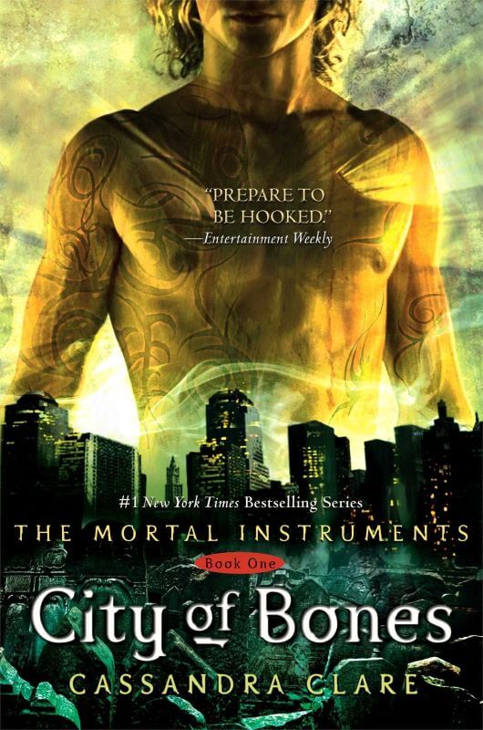 City of Bones by Cassandra Clare – A captivating paranormal romance book from The Mortal Instruments series, where a girl discovers a hidden world of Shadowhunters.