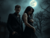 Dark romance books come to life in this atmospheric scene, featuring a mysterious couple under a moonlit sky, filled with passion and intrigue.